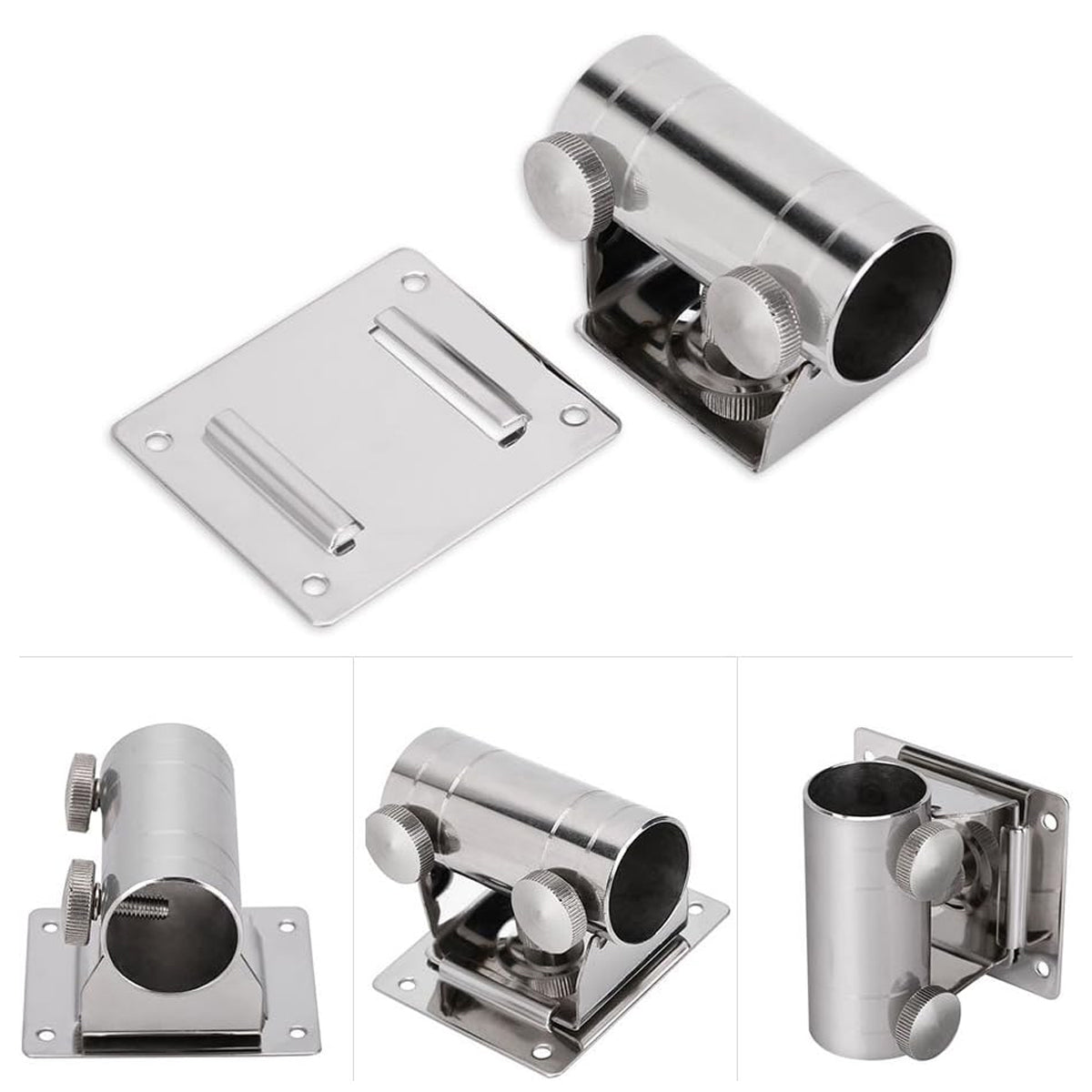 High Strength Adjustable Stainless Steel Umbrella Holder Bracket Stand Base