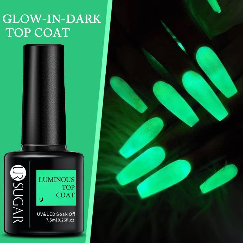 Color Glitter Nail Gel Polish UV LED Varnish Soak Off Manicure Top & Base Coat - UR-75
