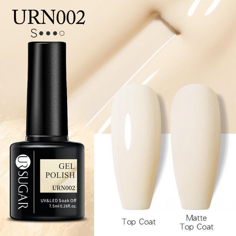 Color Glitter Nail Gel Polish UV LED Varnish Soak Off Manicure Top & Base Coat - UR-75