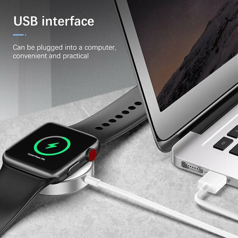 Apple Watch Iwatch Series 6/5/4/3/2/1 Magnetic Charger Usb / Type-C Charging Cable - USB 1PC