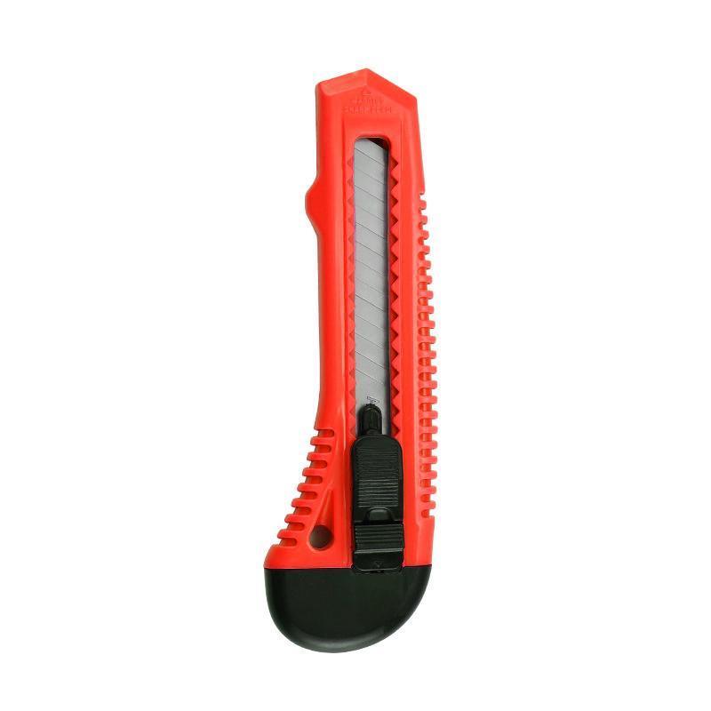 1/2/3PCS Utility Stanley Knife With Blades Blade Retractable Heavy Duty Box Cutter - Red-1PC