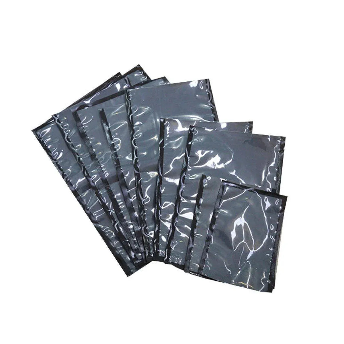 100pcs Transparent Vacuum Bags Air Compression Sealed Food Packaging - 9*13cm