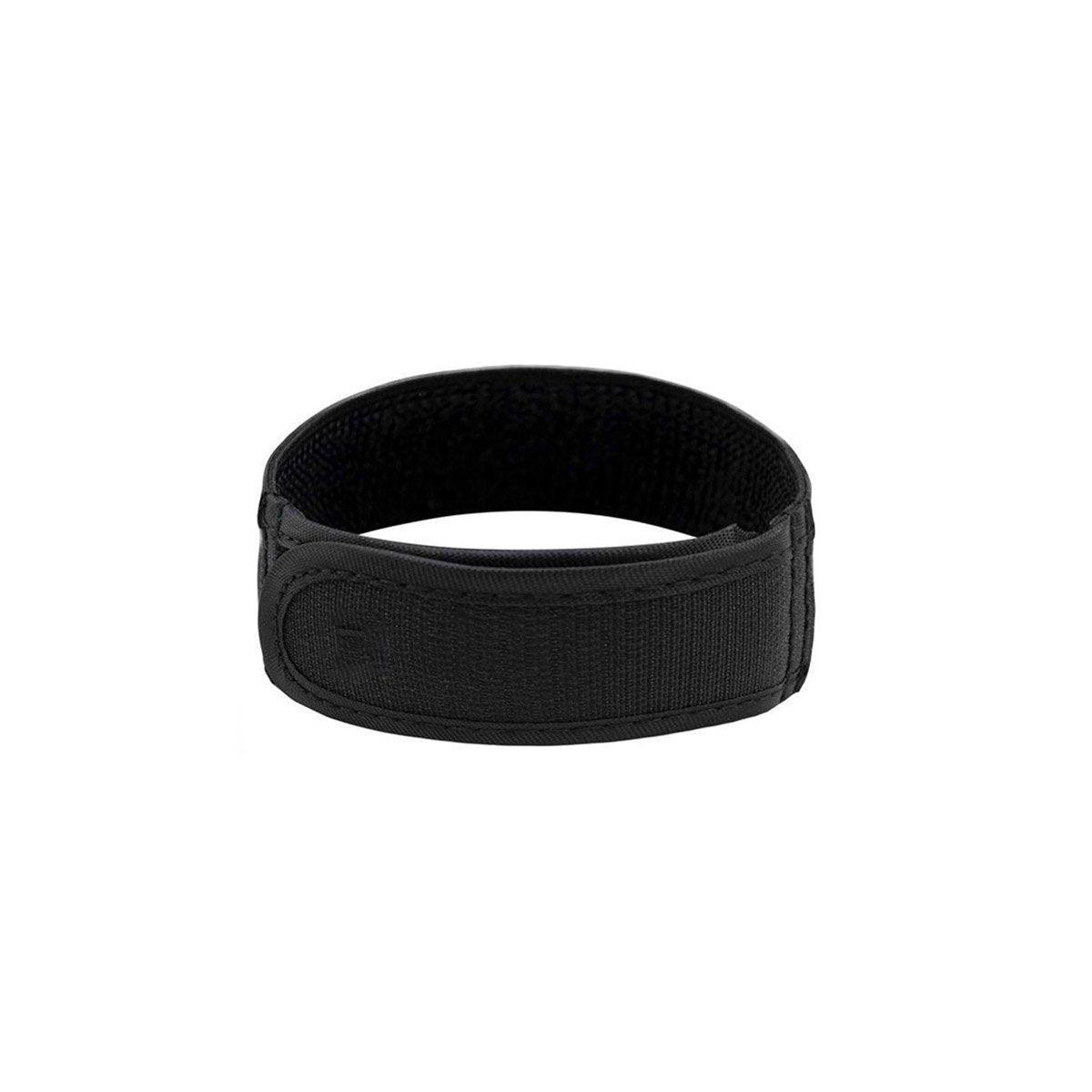 Adjustable Elastic Nylon Belt No Buckle Velcro Leisure Convenient Waistband - Brown-S