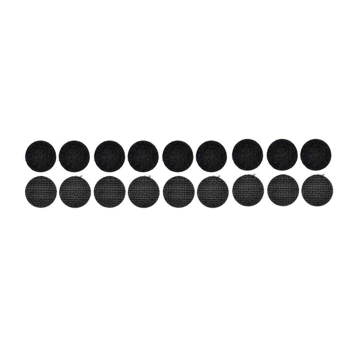 Strong Sticky Round Self Adhesive Dots DIY Bond Tape No Mark Fasteners - White 20Pairs - 20mm
