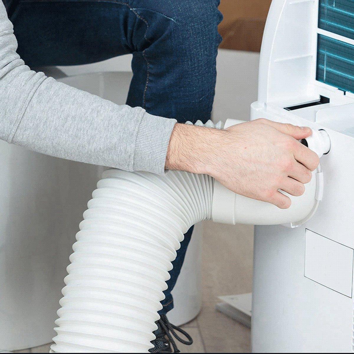 Portable Air Conditioner Exhaust Hose 13/15cm Extendable Vent Pipe PP Steel Wire - 3m x 13cm