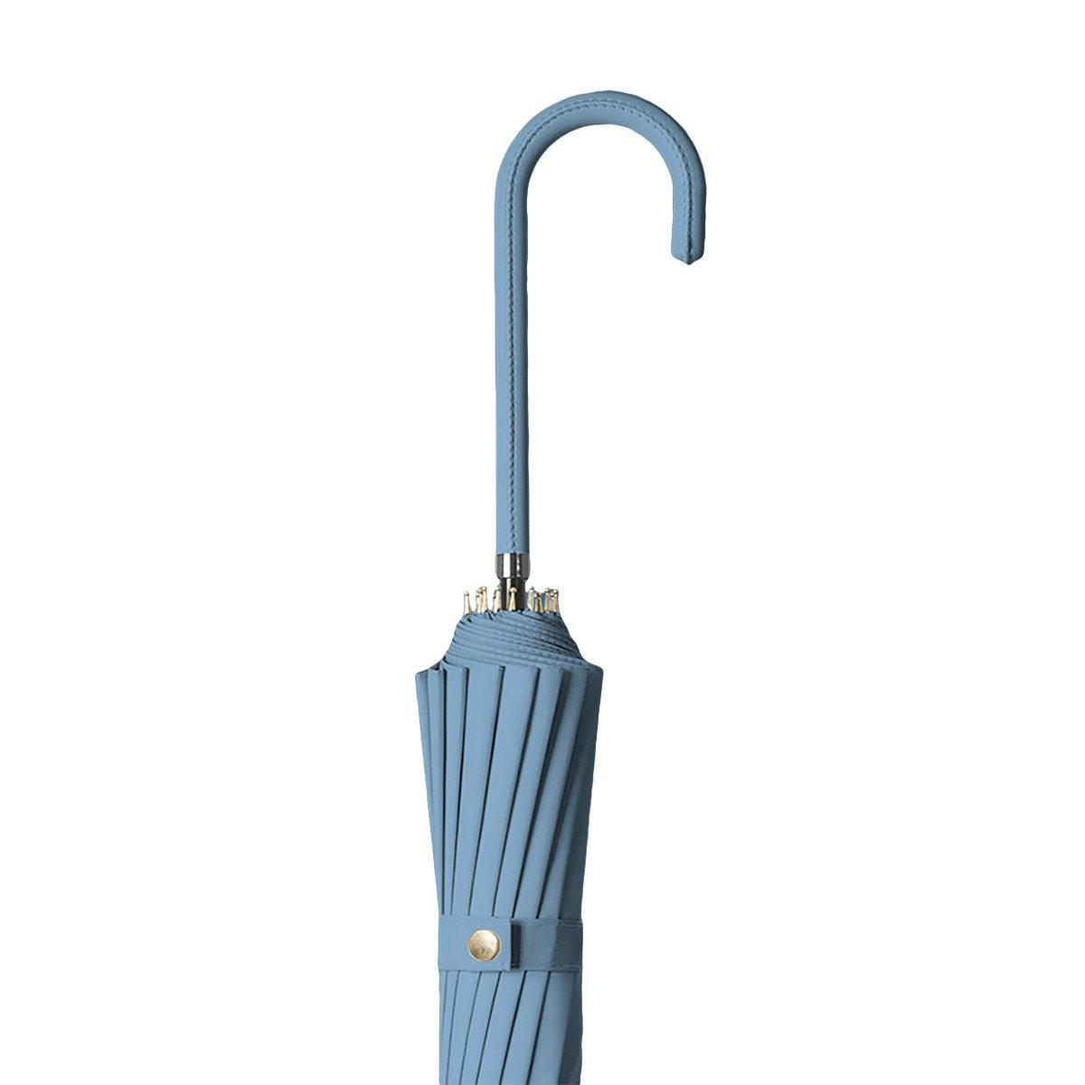 Large 16 Bone Automatic Umbrella Unisex Long Handle Dual Use Rain Sun Umbrella - Beige