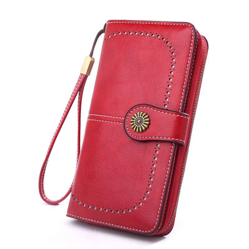 Women Wallets Purse Organizer Pouch Bag Credit Card Cash Holder Case Handbag Au - Blue