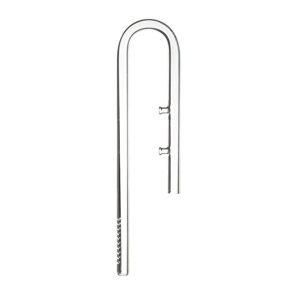 Aquarium Glass Inlet Outlet Pipe Fish Tank Filter Oil Film Remover Plant Holder - Lily inlet-12mm