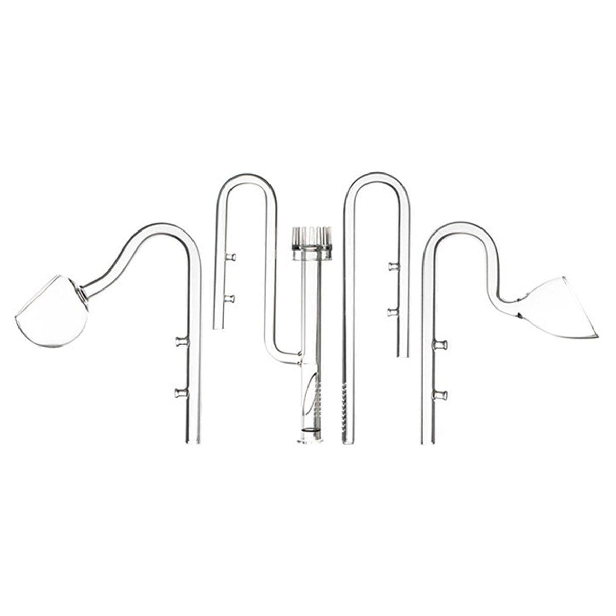 Aquarium Glass Inlet Outlet Pipe Fish Tank Filter Oil Film Remover Plant Holder - Oil removal inlet-16mm