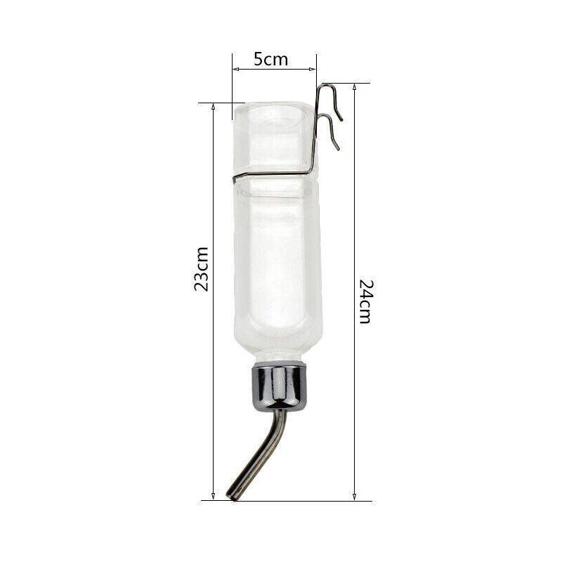 350ml Hanging Water Bottle for Small Pets - Guinea Pig Rabbit Hamster Feeder