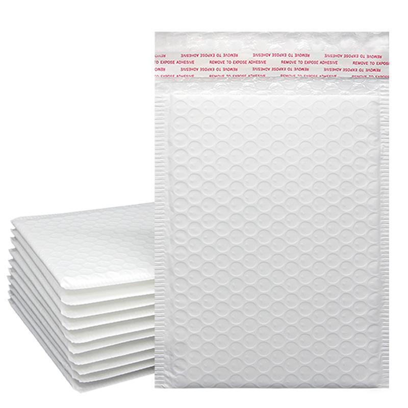 25PCS Poly Bubble Mailers Envelope Padded Bag White Cushioned Satchel 15 Sizes - 25PCS-19*27CM