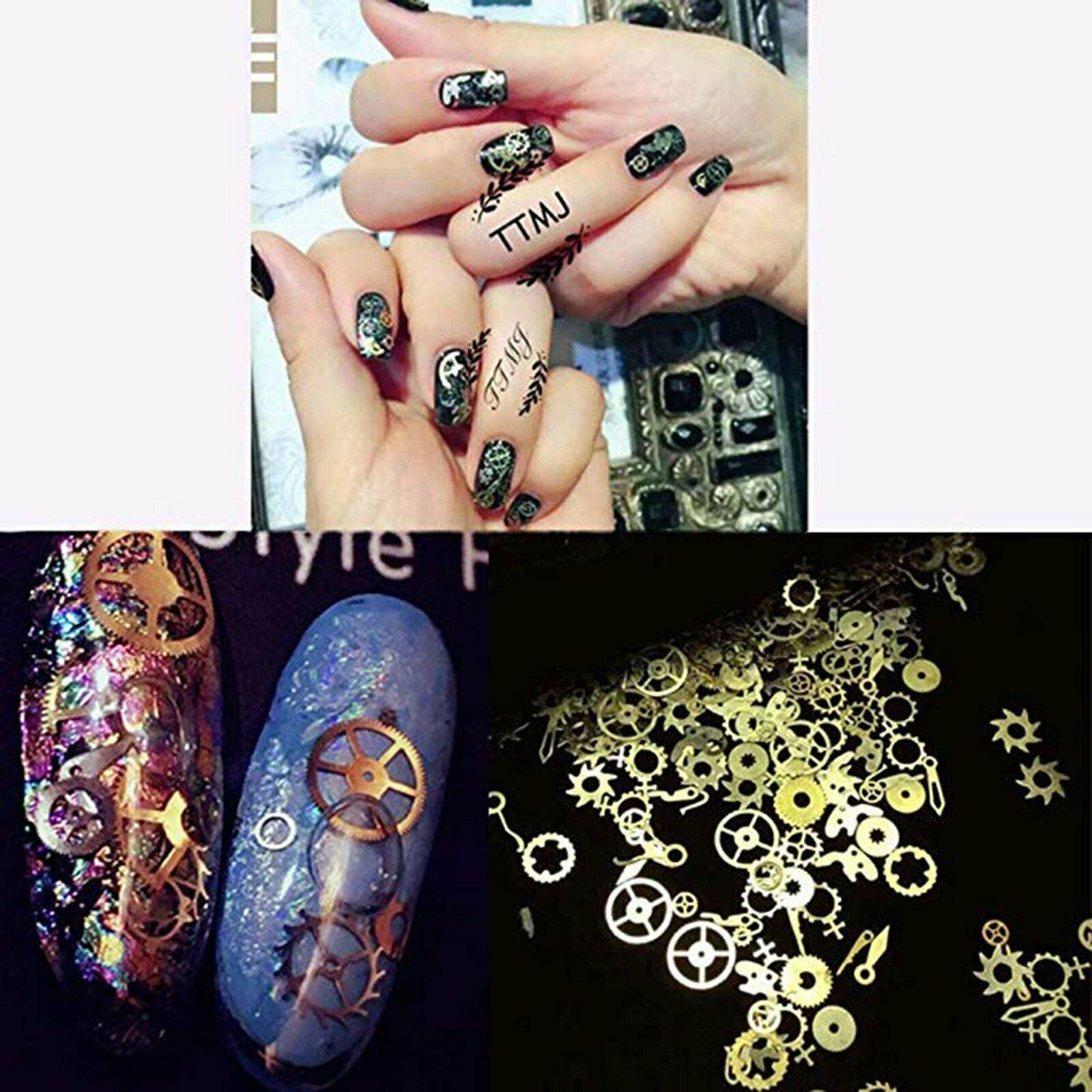 100g Assorted Steampunk Gears and Cogs Metal Alloy Clock Wheels for DIY Crafts