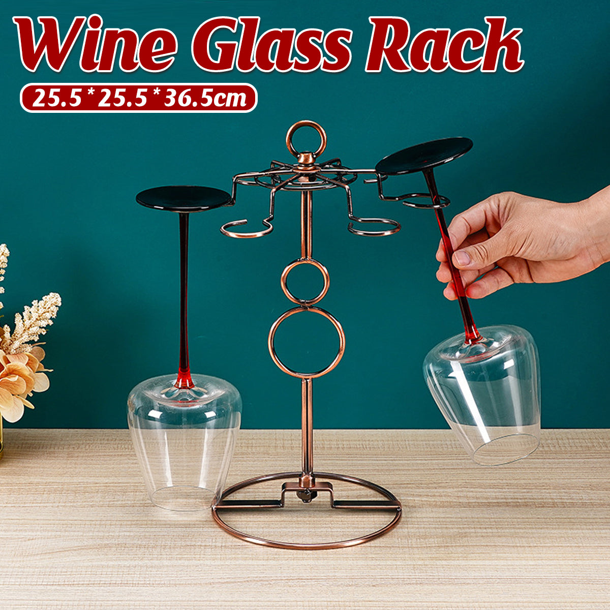 Wine Glass Rack Countertop Freestanding Stemware Rack Wine Glass Stand Racks