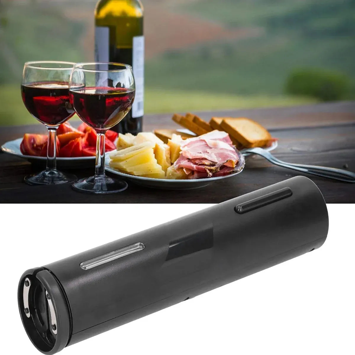5-Piece Electric Wine Opener Set with Charging Base