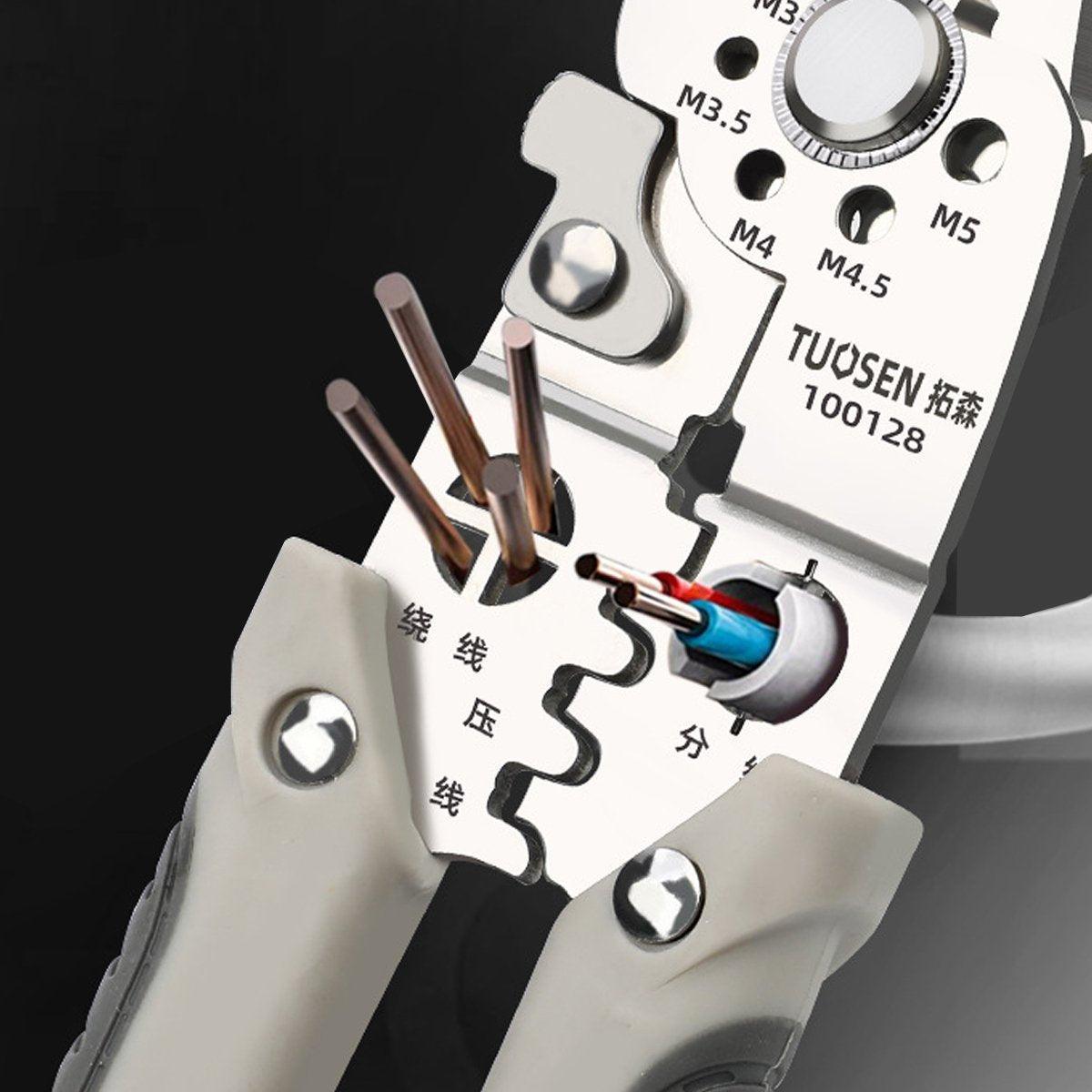 Multifunctional Wire Stripper Pliers Electric Cable Crimper and Cutter Tool Set