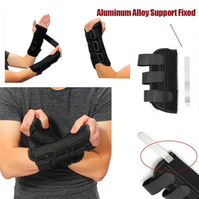 L Size Wrist Splint Brace Protection Support Strap Carpel Tunnel Cts Rsi Pain Relief - Left