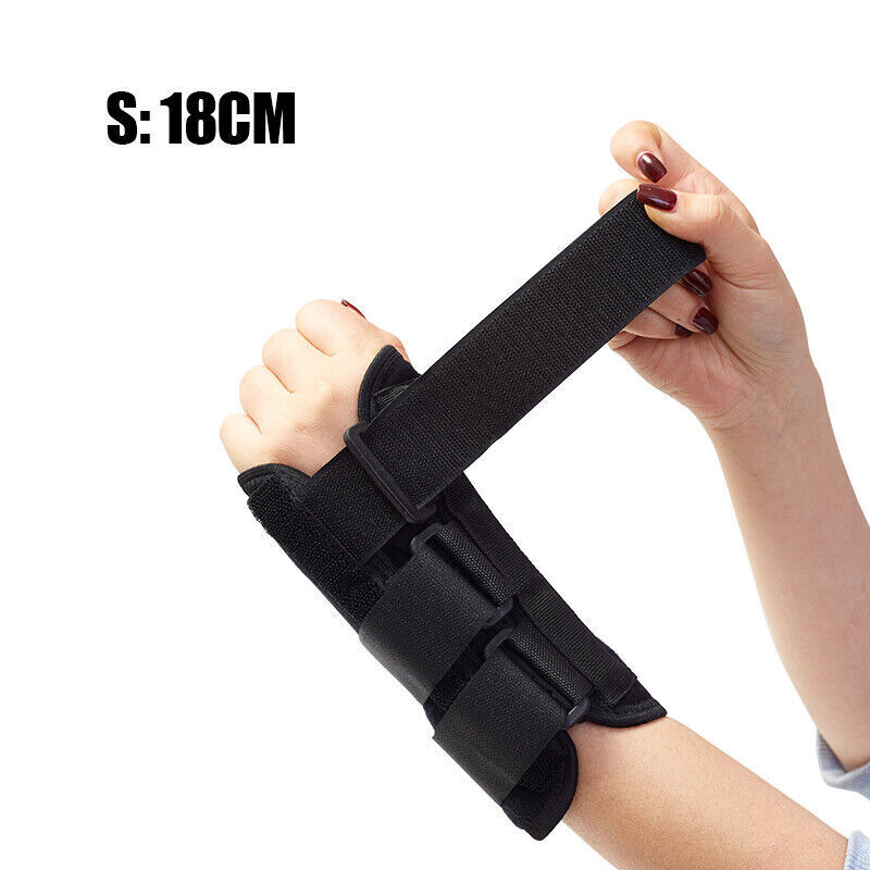 S Size Wrist Splint Brace Protection Support Strap Carpel Tunnel CTS RSI Pain Relief - Left