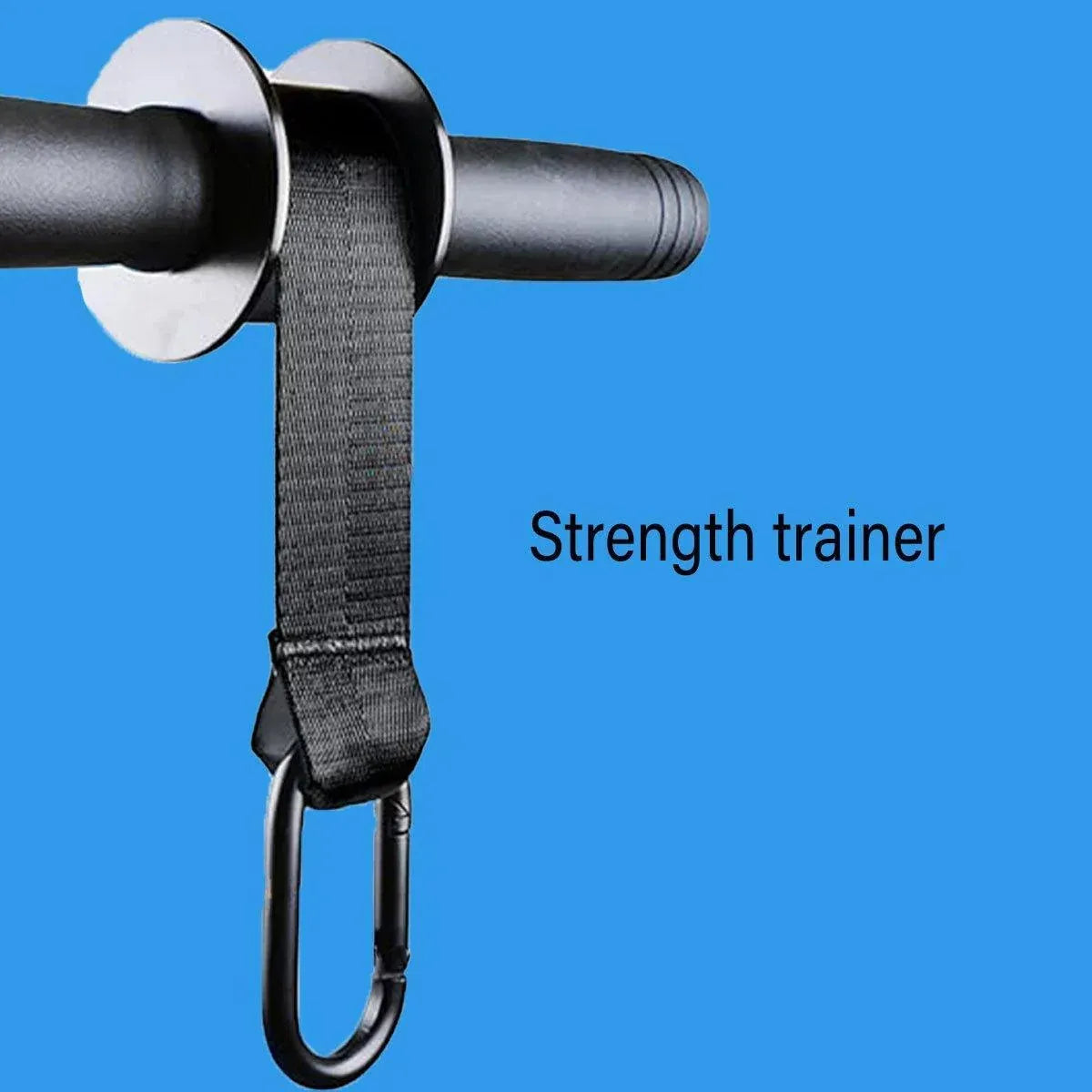 1-Piece Forearm and Wrist Roller Trainer, Black