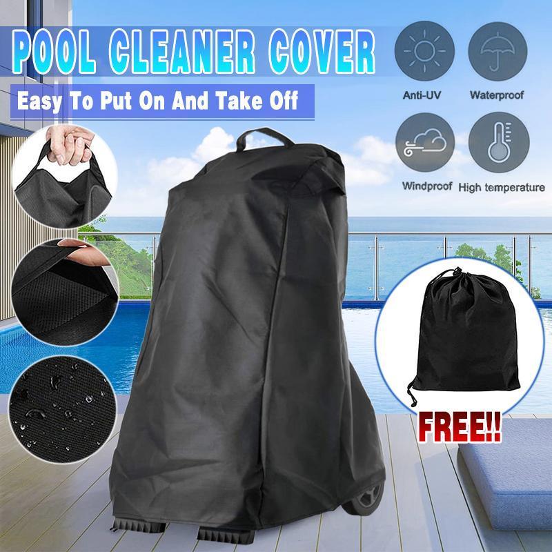 Waterproof Pool Cleaner Cover 420D Oxford Protective Dust Cover with Storage Bag