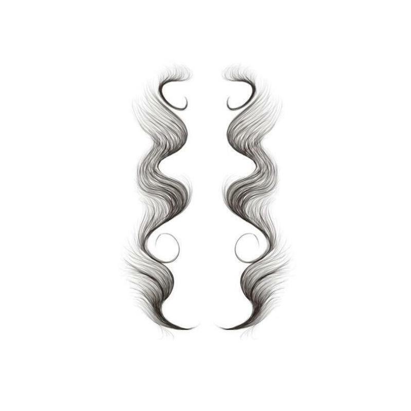 Hairline Edge Tattoo Stickers - Curly Fringe Decals for Women Styling - 4