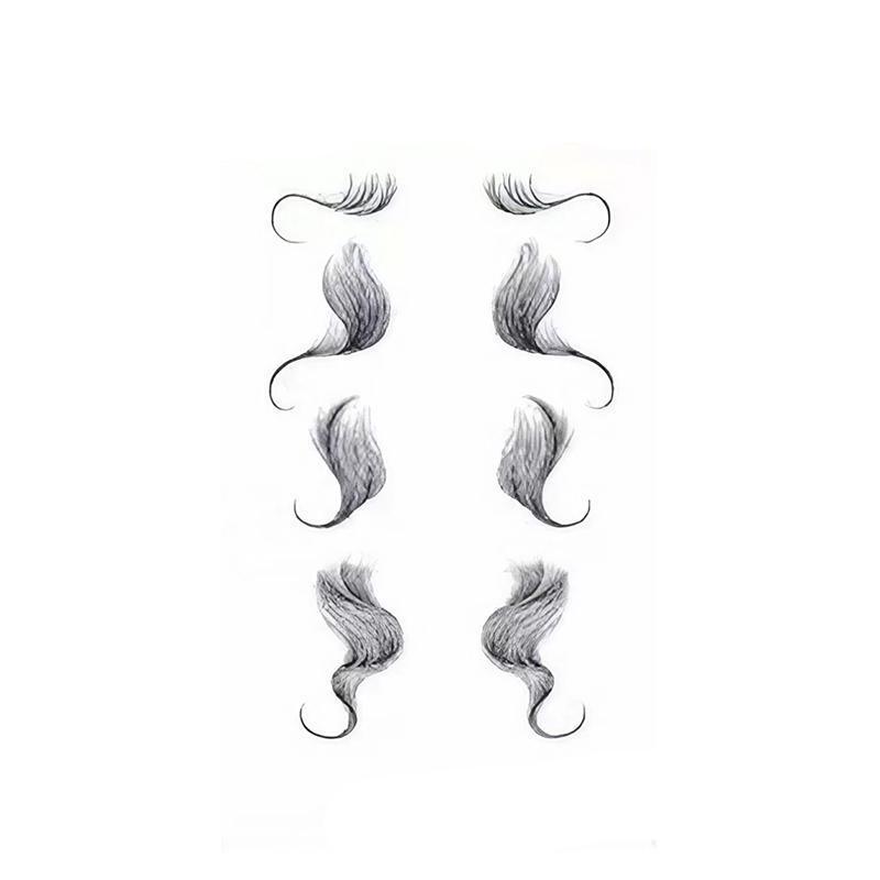 Hairline Edge Tattoo Stickers - Curly Fringe Decals for Women Styling - 4