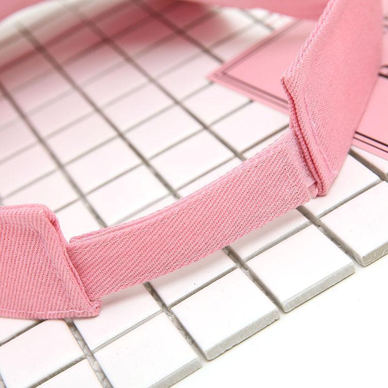 Women Adjustable UV Protection Sport Visor Cap Beach Sun Hat New Stylish Design - White