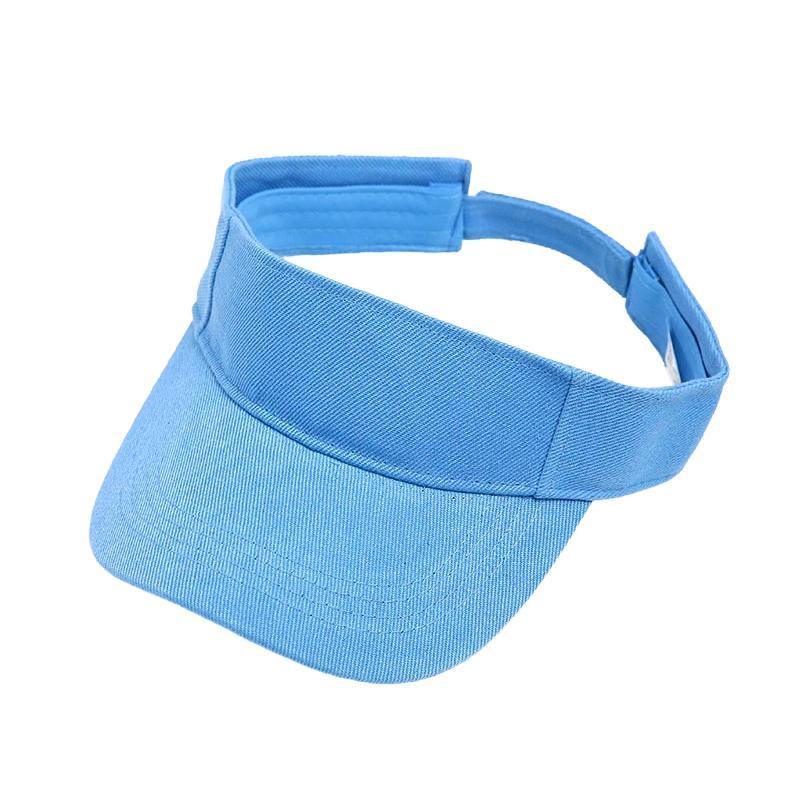 Women Adjustable UV Protection Sport Visor Cap Beach Sun Hat New Stylish Design - Wine Red