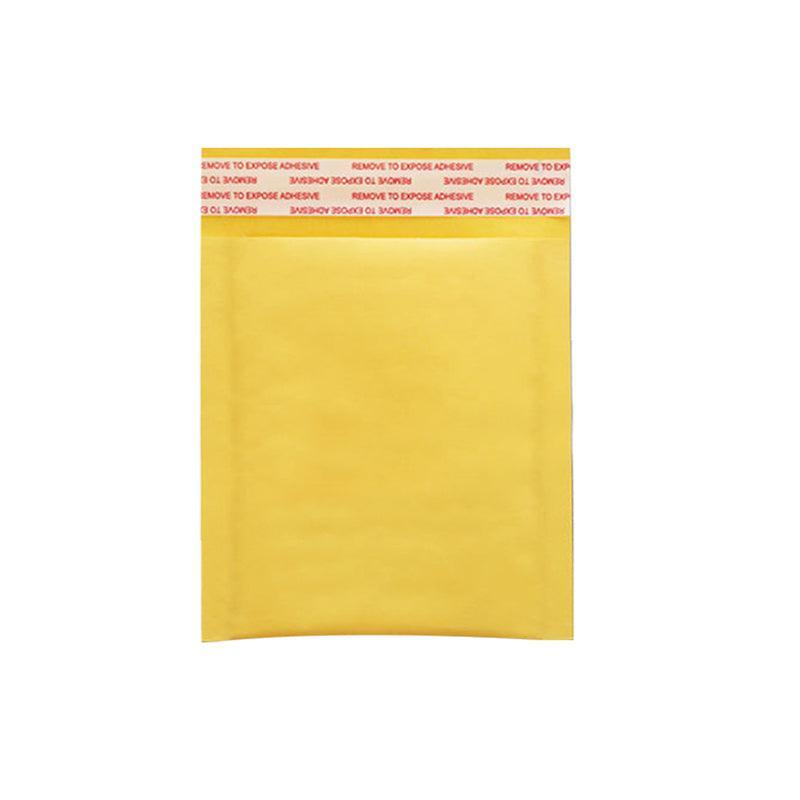 25PCS Poly Bubble Mailer Yellow Colour Multi-Size Plastic Padded Bag - 25PCS-13*18CM