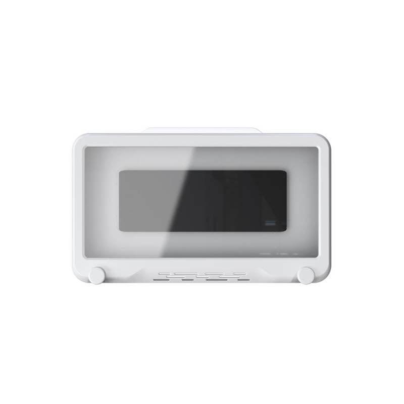 Wall Mounted Phone Holder for Bathroom Shower Waterproof Touch Screen Case - Grey