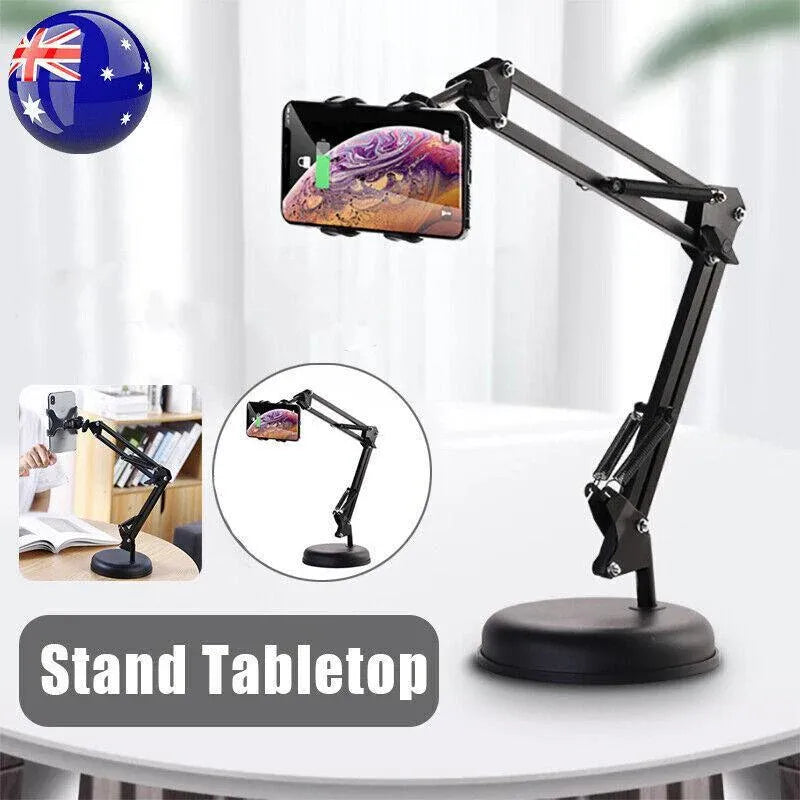 360� Rotating Phone Desk Stand Holder Tabletop Lazy For Iphone Samsung Au