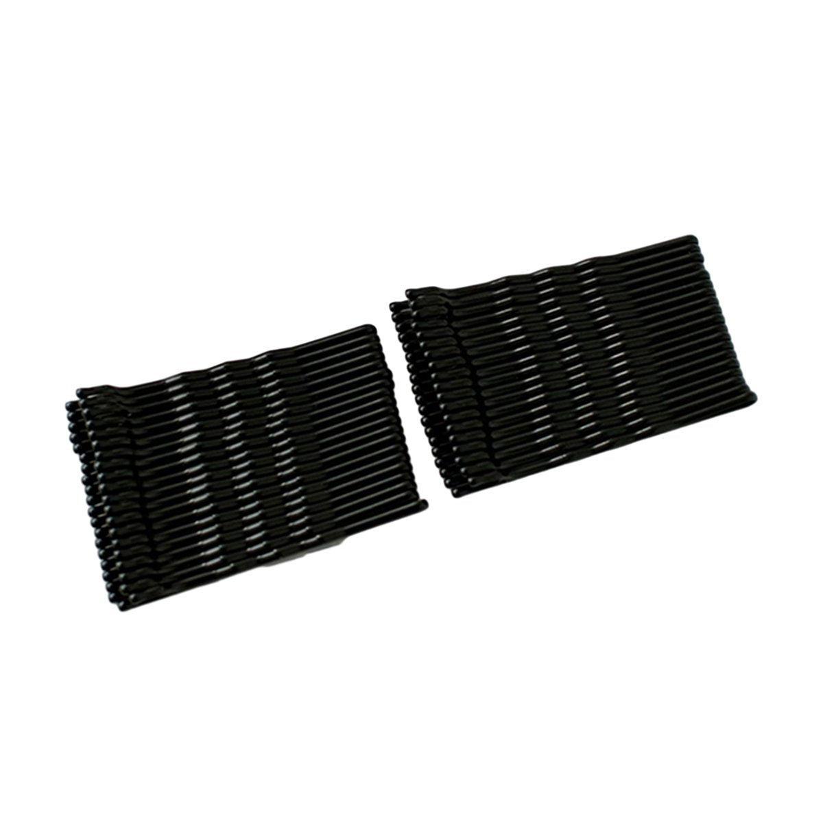 40 PCS Short Black Waved Hair Pins Bobby Pins Grips Salon Dance Hair Accessories - Short Wave Clip