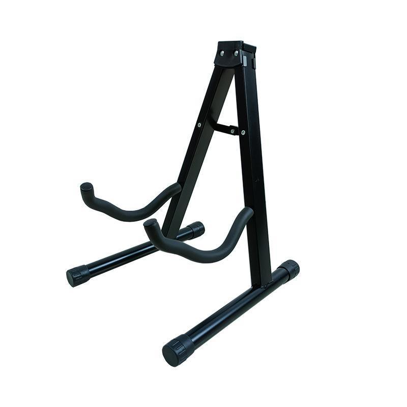 Folding Guitar Stand Floor Rack Electric Acoustic Bass Gig Holder Rack Portable