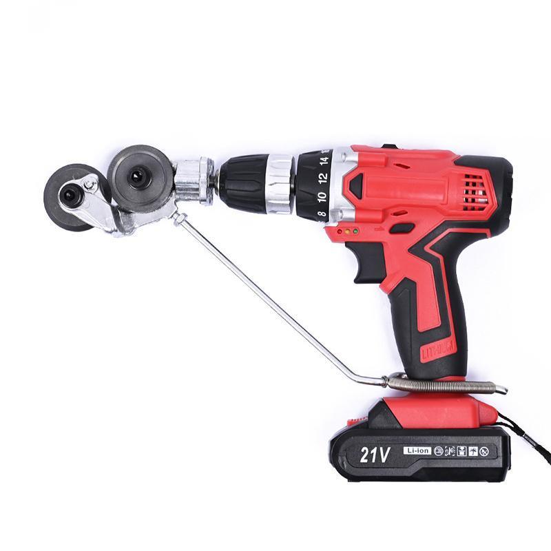 Electric Drill Plate Cutter Sheet Metal Nibbler Precise Cutting Shears Cutter