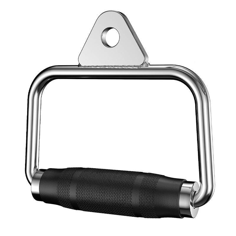 Cable Pulley Attachment Tricep Rope V Grip LAT Pull Down Gym Accessory - Rotation Close Grip Triangle