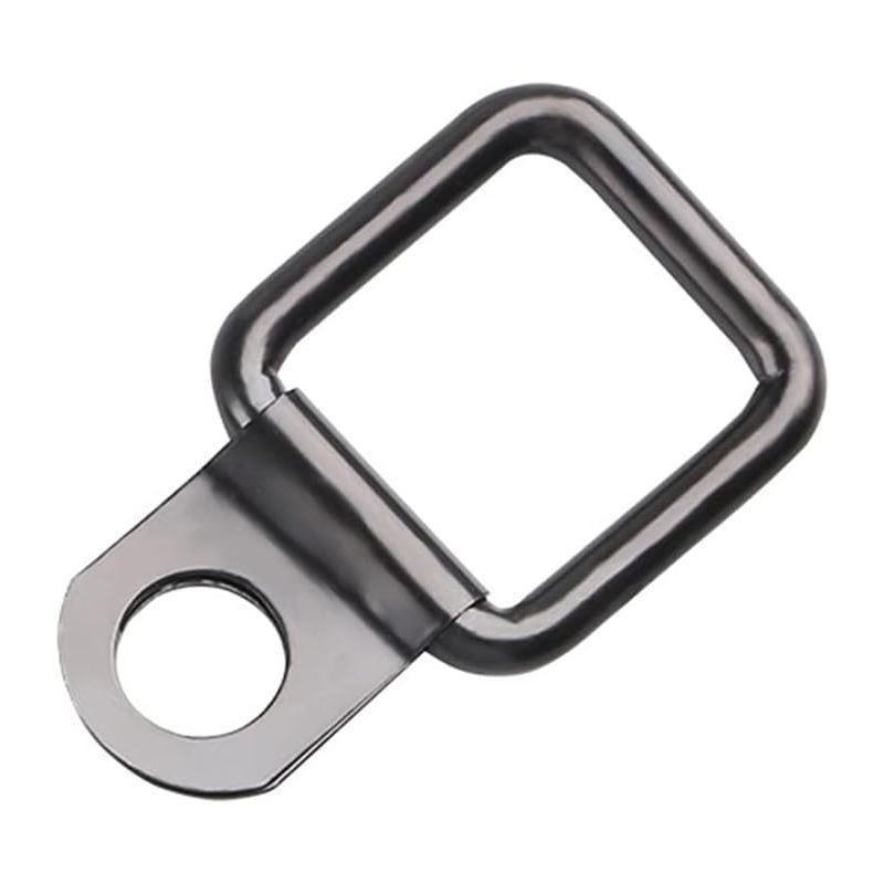 6PCS Black Heavy Duty Fixing Point Anchor Eye Tie Down Lashing Loop D-Ring Hook