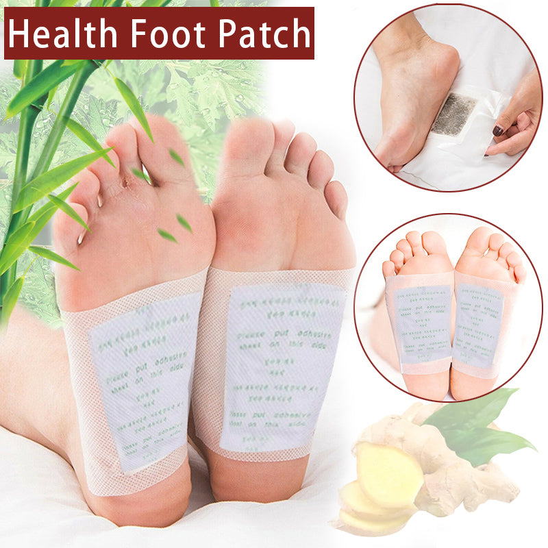 10-300 Ginger Herbal Detox Foot Patches for Slimming & Cleansing - 10PCS