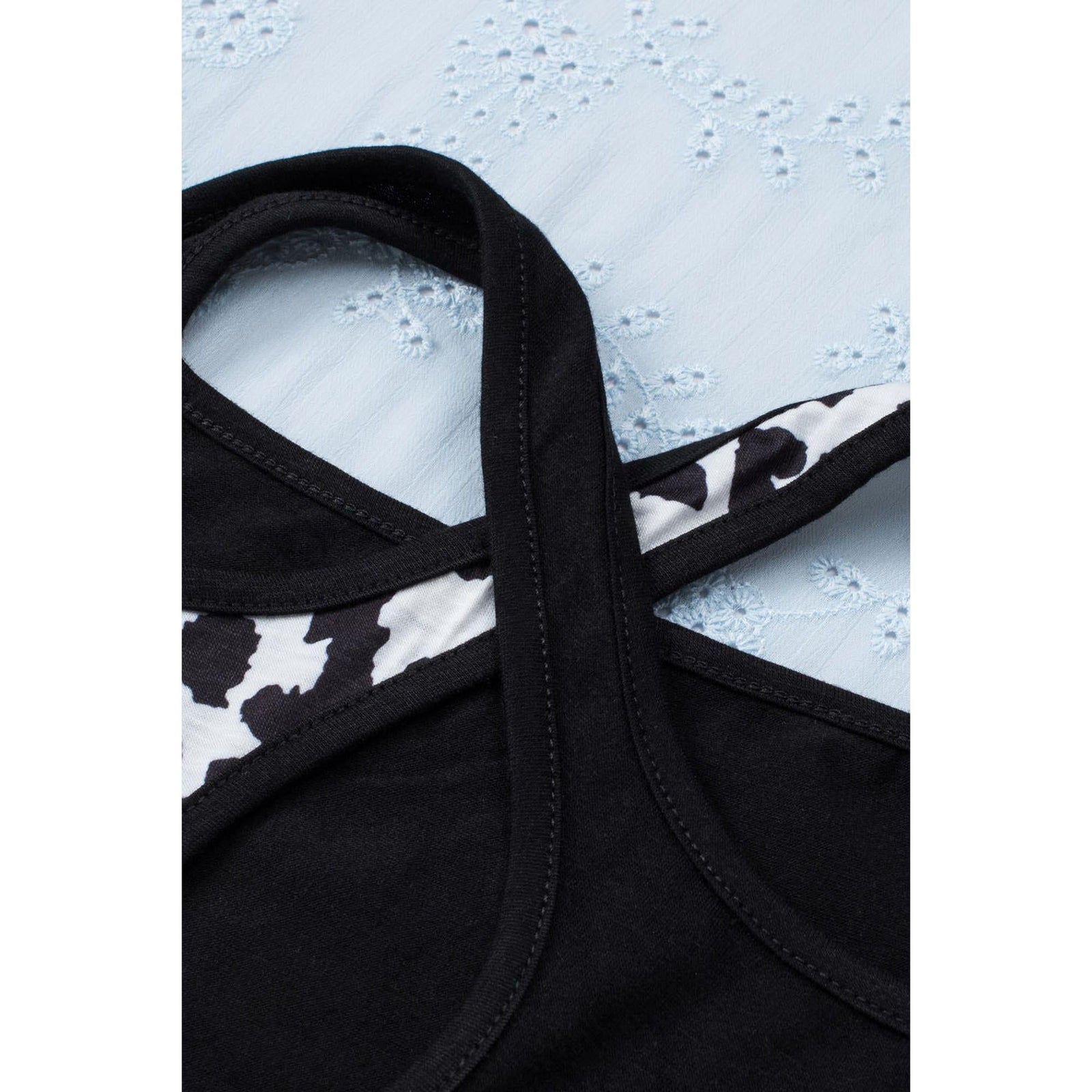 Azura Exchange Leopard Cut Out Long Sleeve Top - M