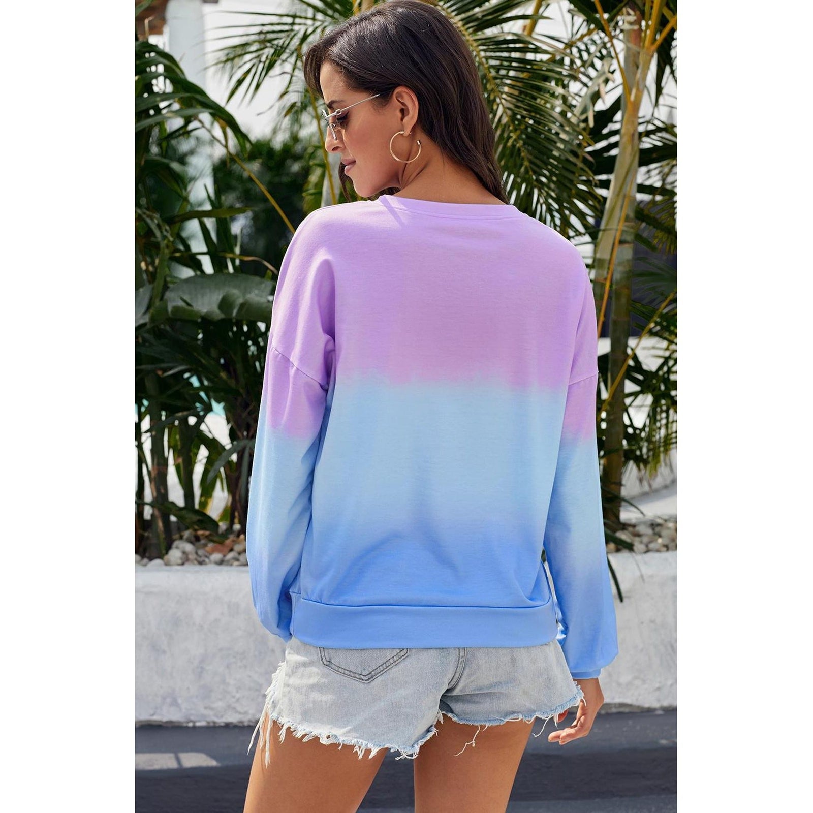 Azura Exchange Tie Dye Pullover Sweatshirt - M