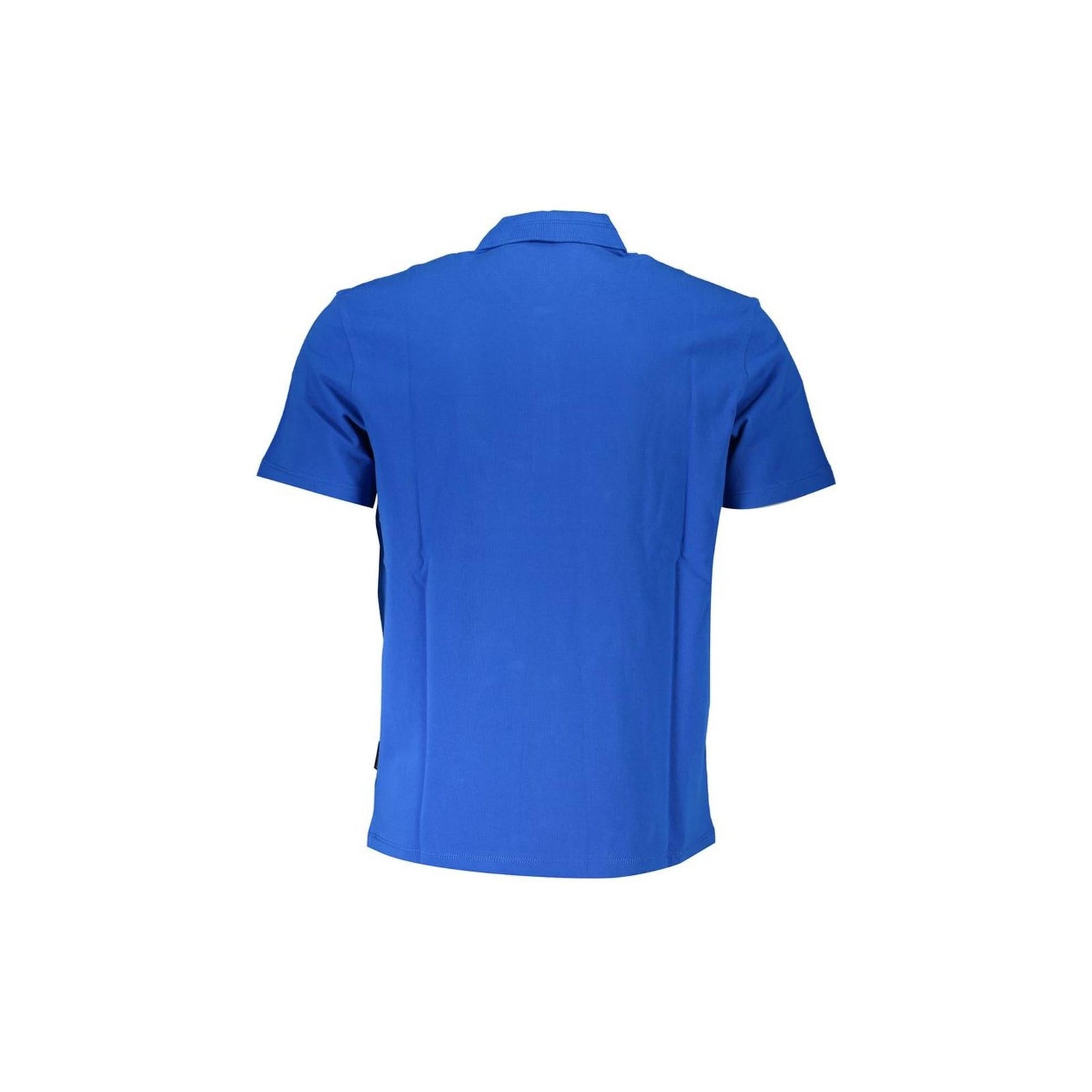 Napapijri Men's Blue Cotton Polo Shirt - M
