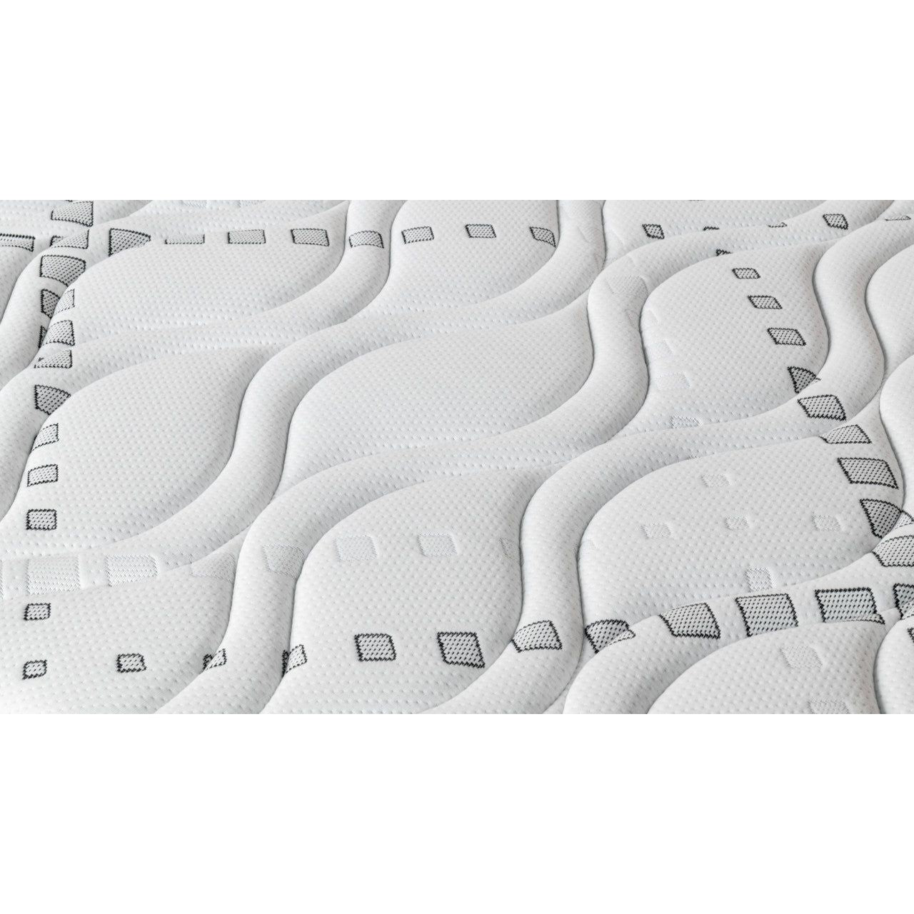 LUNALAND Easeful Eco Spay Foam Pocket Spring 20CM Double Hybrid Mattress