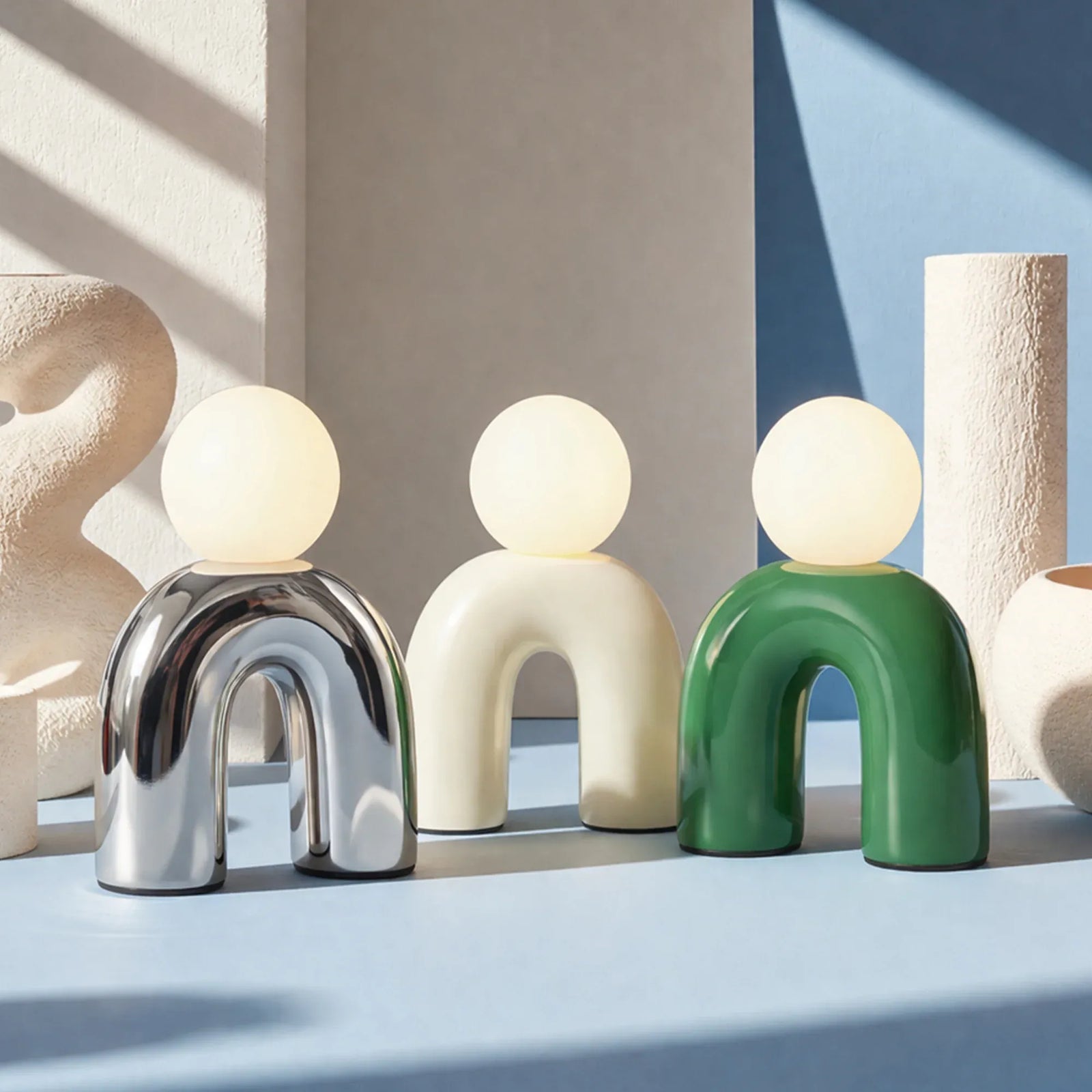 Mila Table Lamp - Chrome