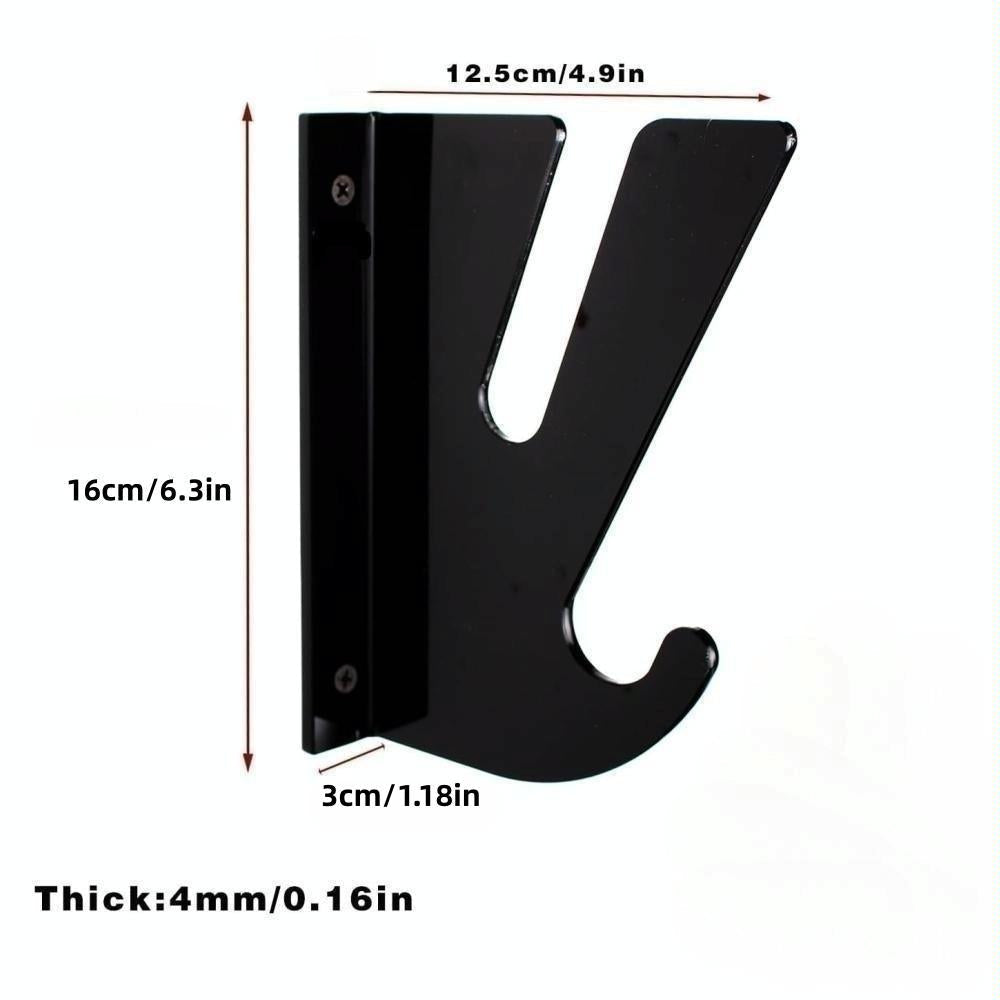Wall Mount Bracket for Four-wheel Skateboards - 1 Pair