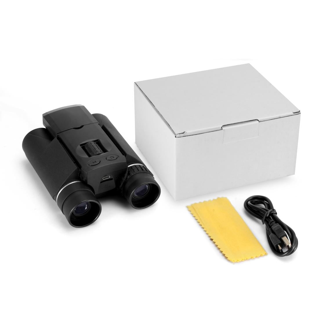 10x Lcd Binoculars with Neck Strap and 25mm Objective Lens