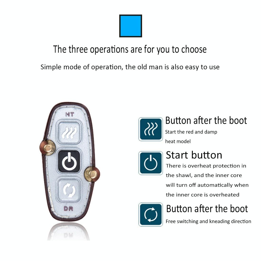 Portable Neck & Shoulder Vibration Massager Usb Charging