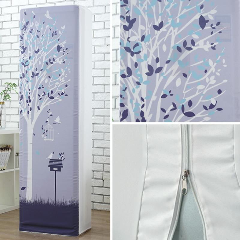 Cat and Bird Fabric Dust Cover for Vertical Cabinet Ac - 175x55x35cm - All-inclusive