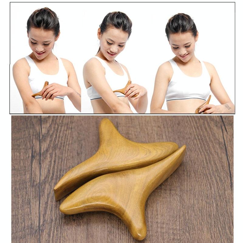 Wooden Trigeminal Massager For Body Relaxation