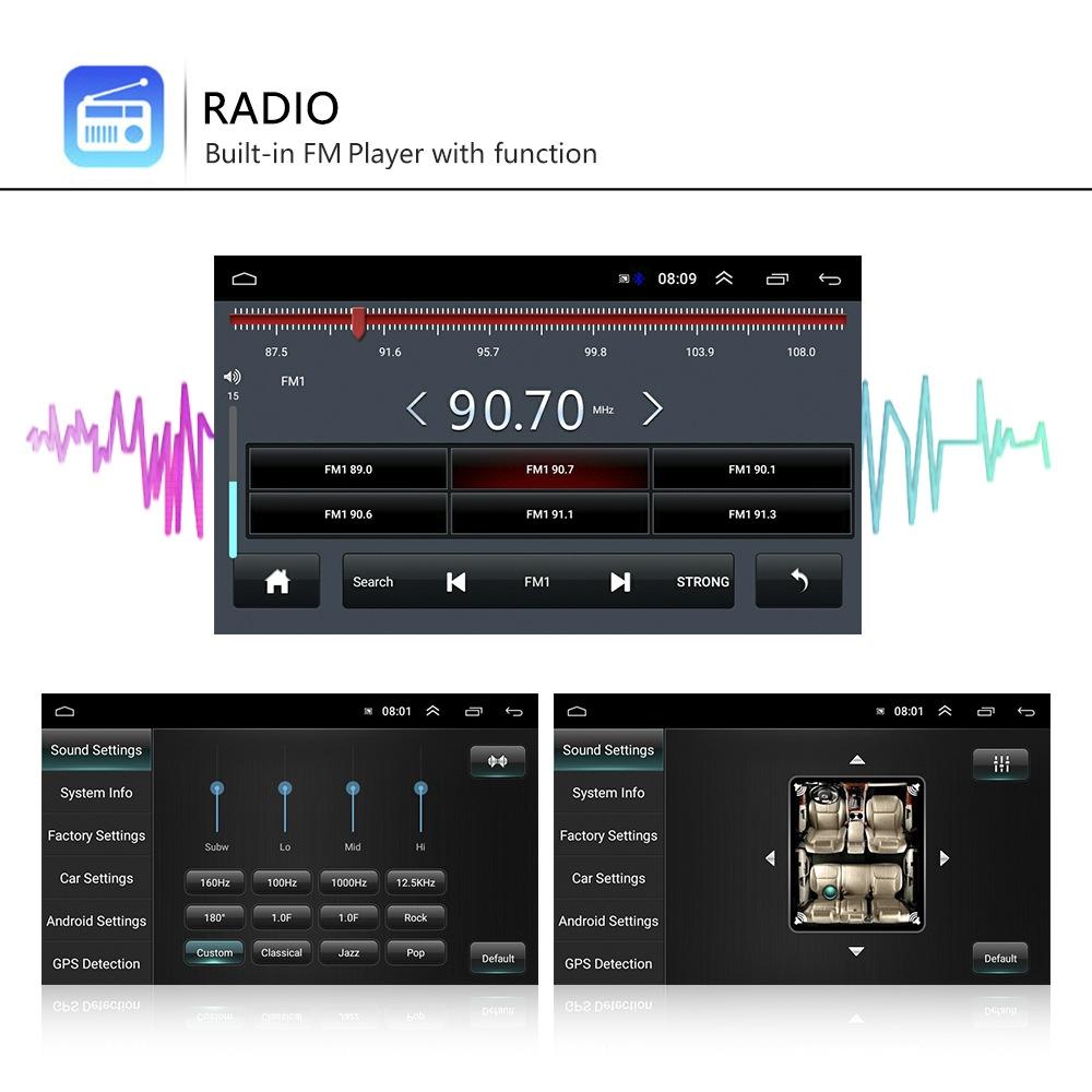 7 Inch Android Car Navigation Player With Wireless Carplay - 1 + 16G