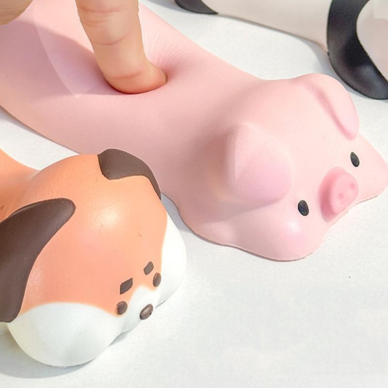 Memory Foam Mouse Pad With Cute Pattern For Comfortable Wrist Support - Cat