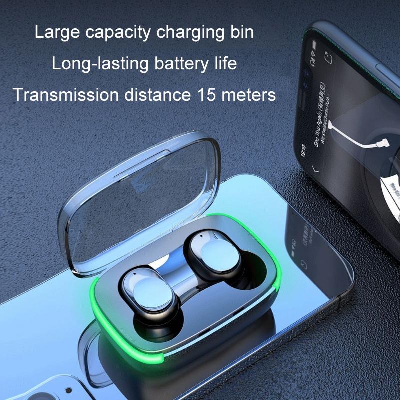 Wireless In-ear Gaming Headphones with Breathing Light - Y60 Tws5.1