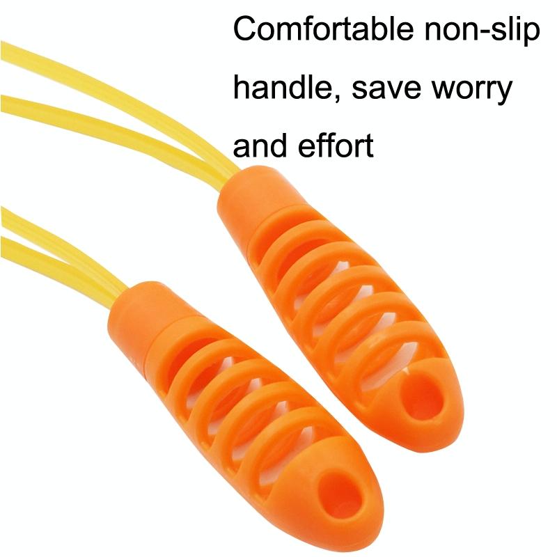 2-Wheel Manual Back Massager Yellow